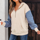  Adalynn Kangaroo Half Zipper Hoodie