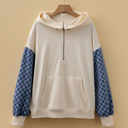  Adalynn Kangaroo Half Zipper Hoodie