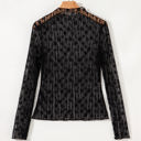  Adalynn Sheer Floral Lace Long Sleeve Top