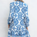  Adalynn Tribal Button Up Loose Mini Dress