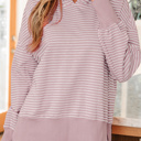  Addilyn Shoulder Loose Fit Hoodie