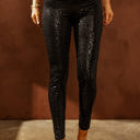  Adelaide Shiny Leopard Textured Leggings