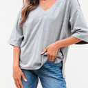 High-rise Medium Adelaide Sleeve Oversized T Shirt