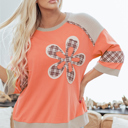  Adele Patchwork Bracelet Sleeve Top