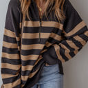  Adeline Stripe Oversized Sweater