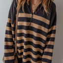  Adeline Stripe Oversized Sweater