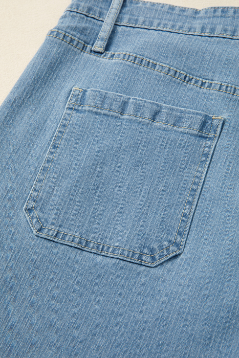 Adelyn Textured Wide Leg PLUS Jeans