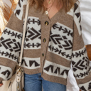  Adelynn Geometric Pattern Front Sweater