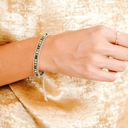  Adjustable Draw-cord Crystal Beading Bracelet