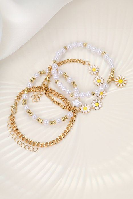 Ailany Beaded Chain Bracelet Set