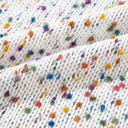  Ailany Confetti Rib Knit Long Sleeve Cardigan