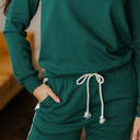  Aileen Solid Color Pullover Top