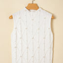  Alaia Pearled Textured Knit Sweater Vest
