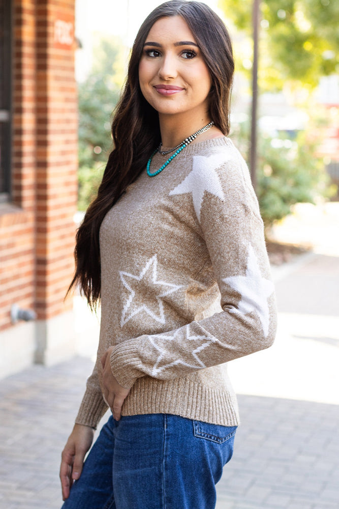 Alani Star Pattern Sweater