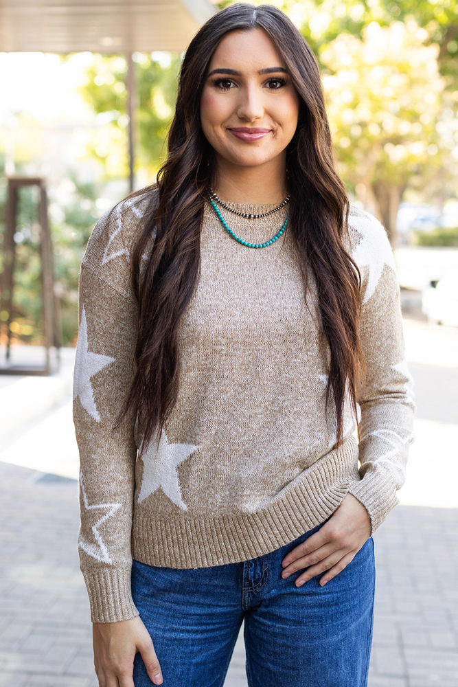 Alani Star Pattern Sweater