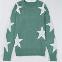 Green Large Alani Star Pattern Sweater