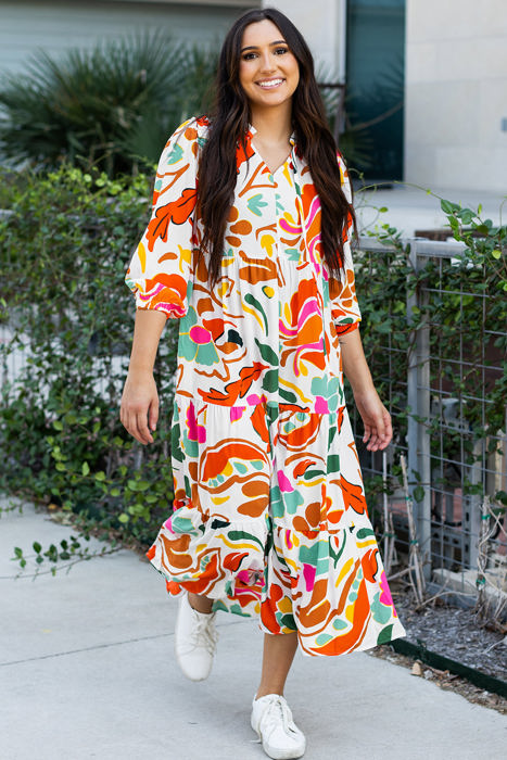 Alanna Floral Tiered Maxi Dress