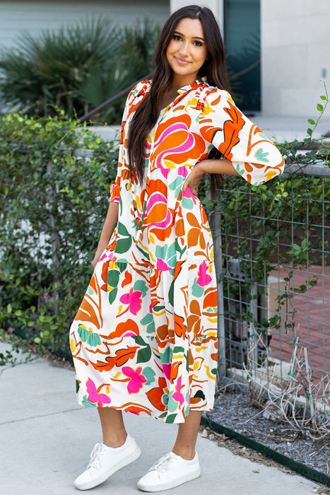 Alanna Floral Tiered Maxi Dress