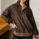  Alaya Quarter Zip Corduroy Sweatshirt