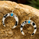  Alayah Crescent Shaped Dangle Earrings