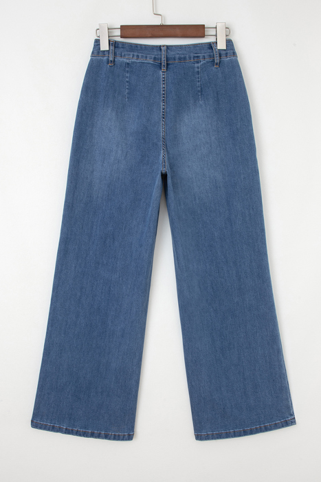 Aleah Waist Wide Leg Jeans