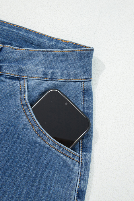 Aleah Waist Wide Leg Jeans