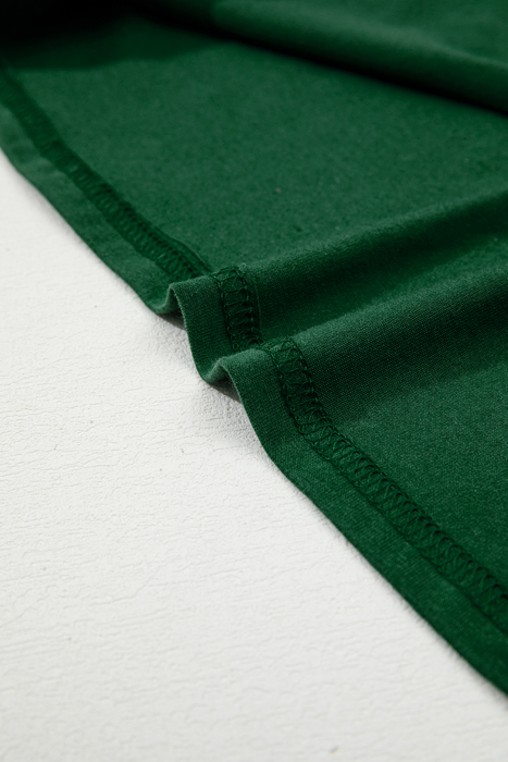 Alejandra Detail Solid Color Long Sleeve Top