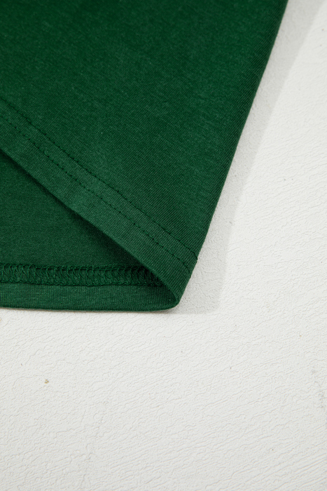 Alejandra Detail Solid Color Long Sleeve Top