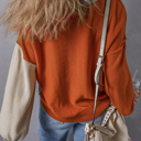  Alejandra Sleeve Ribbed Trim Sweater