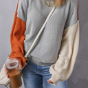  Alejandra Sleeve Ribbed Trim Sweater