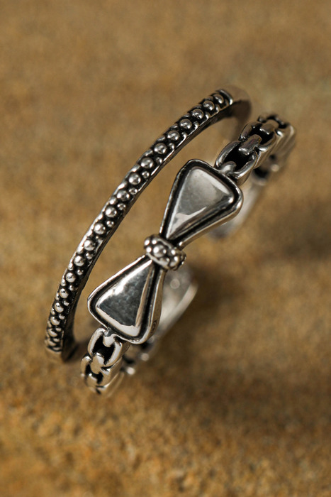 Alena alloy Double Tier Ring