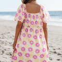  Alessandra Pleated Flared Midi Dress