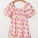  Alessandra Pleated Flared Midi Dress