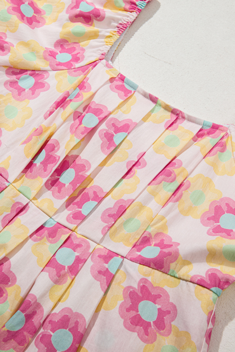 Alessandra Pleated Flared Midi Dress