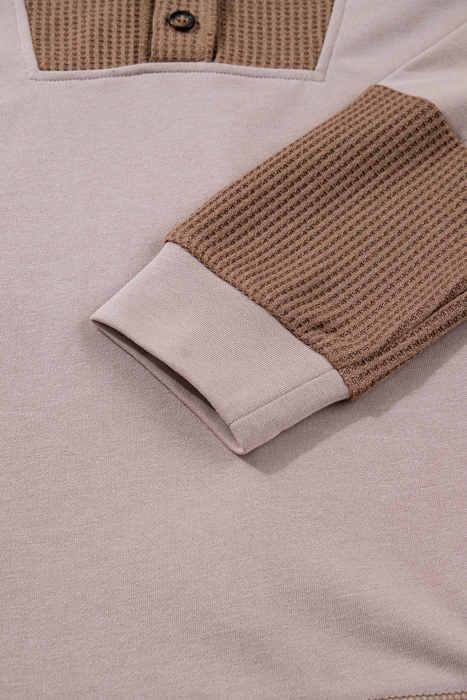 Alessia Exposed Seam Casual Hoodie