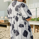  Alexa Lace Up Mini PLUS Dress