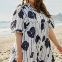  Alexa Lace Up Mini PLUS Dress