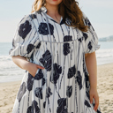  Alexa Lace Up Mini PLUS Dress