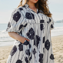  Alexa Lace Up Mini PLUS Dress