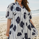 Black 3X Alexa Lace Up Mini PLUS Dress