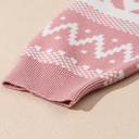  Alexandra abstract Print Pullover Sweater