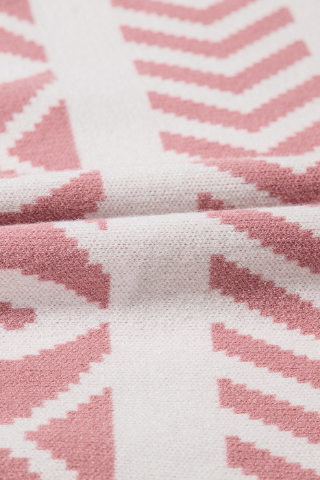 Alexandra abstract Print Pullover Sweater