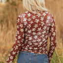  Alexandra Mesh Star Sheath Long Sleeve Top