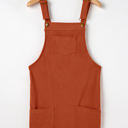  Alexis Front Pockets Corduroy Overall Dress