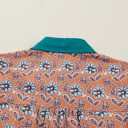  Alia Floral Contrast Collared Shirt