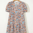  Aliana Bohemian Floral Mini Dress