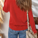  Alianna Collared Drawstring Pullover Top