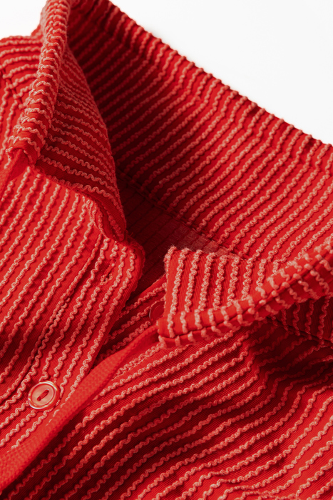 Alianna Collared Drawstring Pullover Top