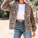 Brown Medium Alianna Flap Collared Up Jacket