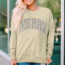  Alice MERRY Leopard Print Long Sleeve Graphic Sweatshirt